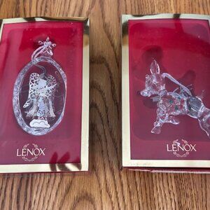 Lenox Fine Full-Lead Crystal Christmas Ornaments